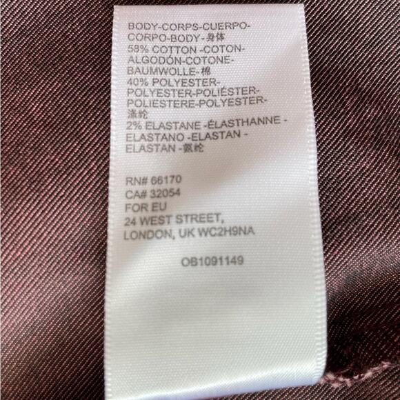 NWT Urban Outfitters Burgundy and Pink Retro Style Mini Skirt Size Medium - Picture 6 of 7